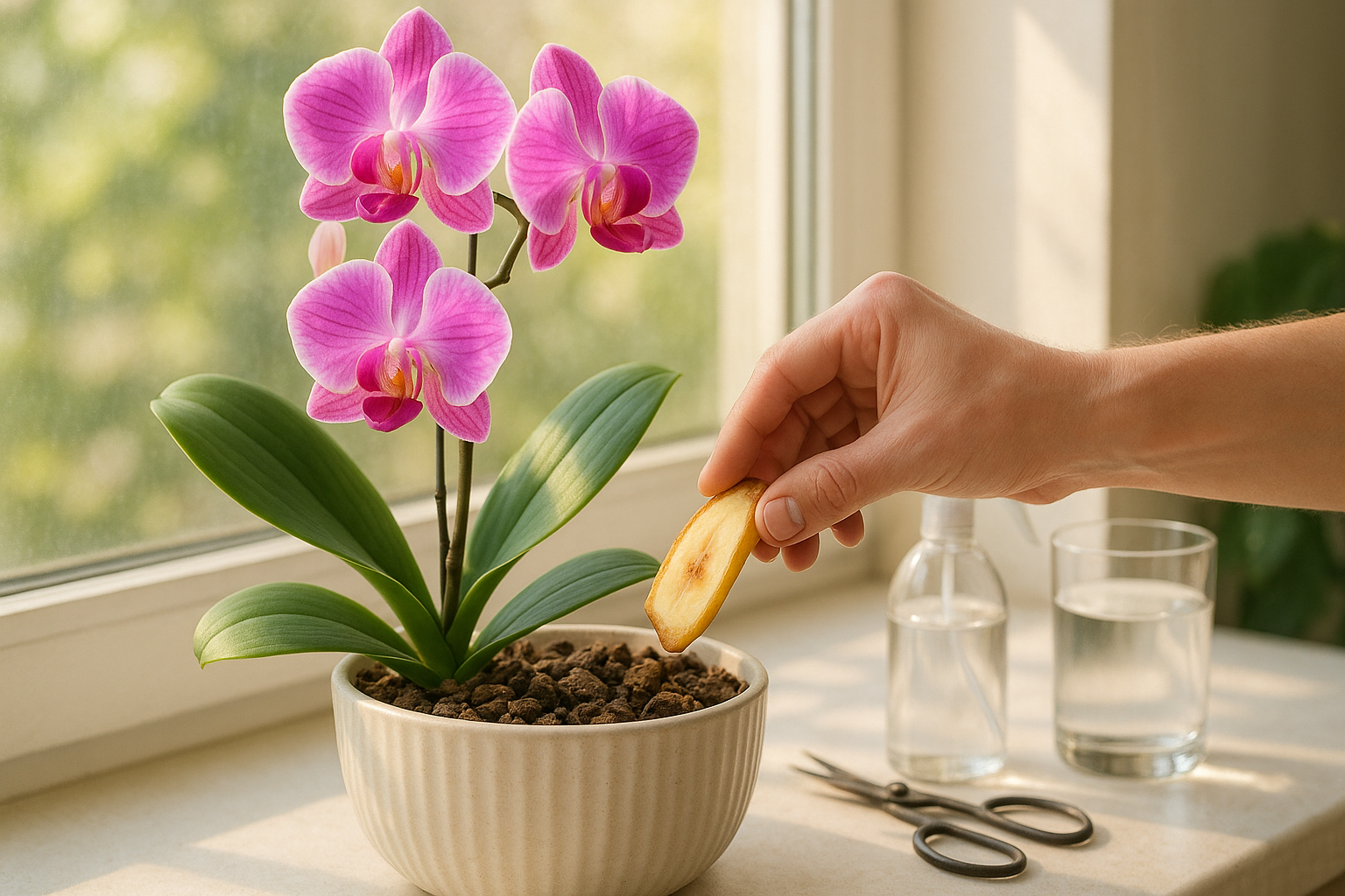 Este Truco Antiguo para Orquídeas Sigue Funcionando: ¡Una Rebanada Aumenta la Floración en un 500%!