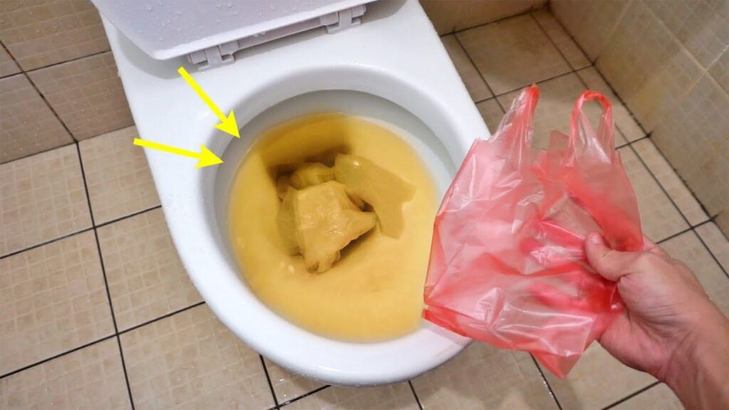 Inodoro obstruido, usa el método de la bolsa: resolverás el problema en pocos minutos
