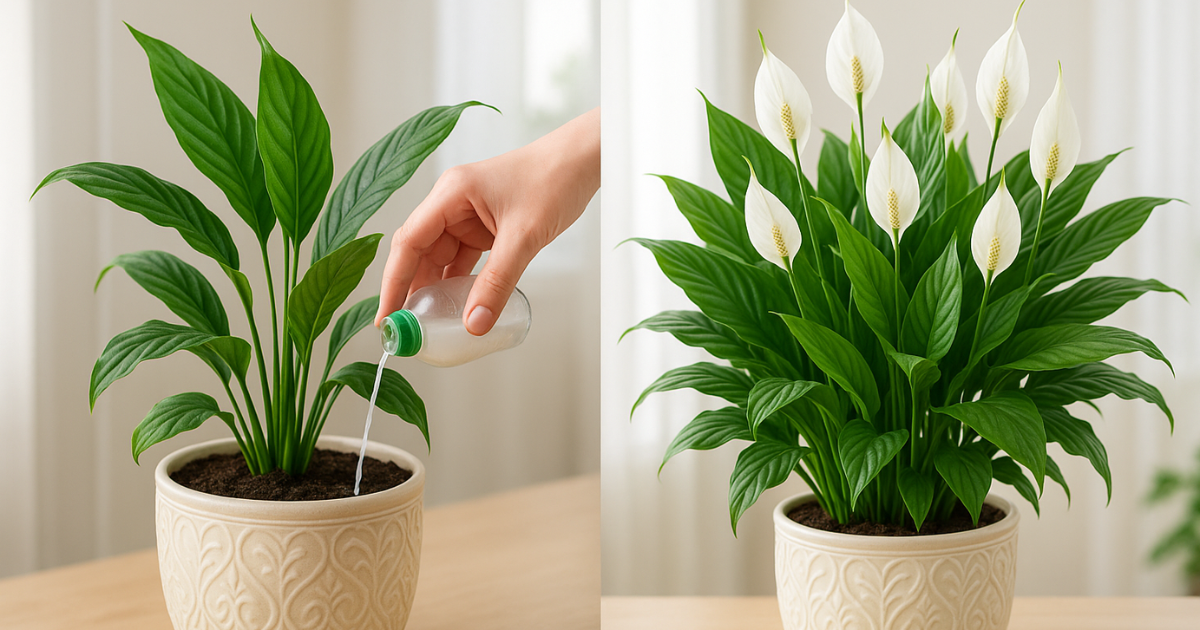 Mantén tu Lirio de la Paz Florido por una Década con Solo 1 Cucharada de Harina de Tapioca