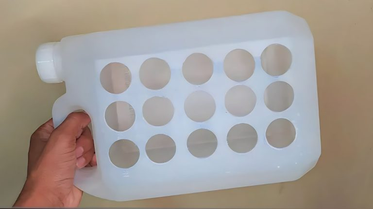 Muy pocas personas pueden hacerlo con litros de plástico: muy útil