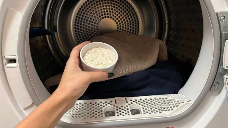 Pon un puñado de arroz en el tambor de la lavadora: esto es lo que pasa con tu ropa
