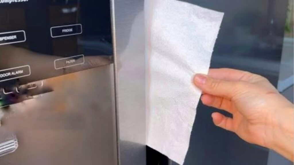 Pon una servilleta de papel en el frigorífico: la factura está bajando y no lo sabías