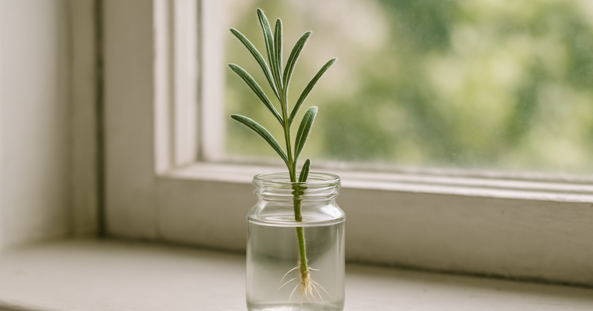 Truco de 2 minutos para cultivar lavanda a partir de esquejes
