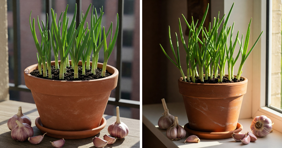 ¡No Compres Ajo Más! Aquí Te Enseño Cómo Cultivarlo Sin Fin en una Maceta