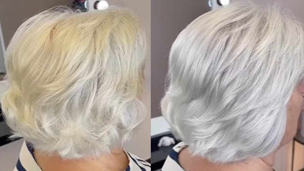 Así eliminas el amarillamiento del cabello blanco de un solo gesto: se convertirá en solo un recuerdo