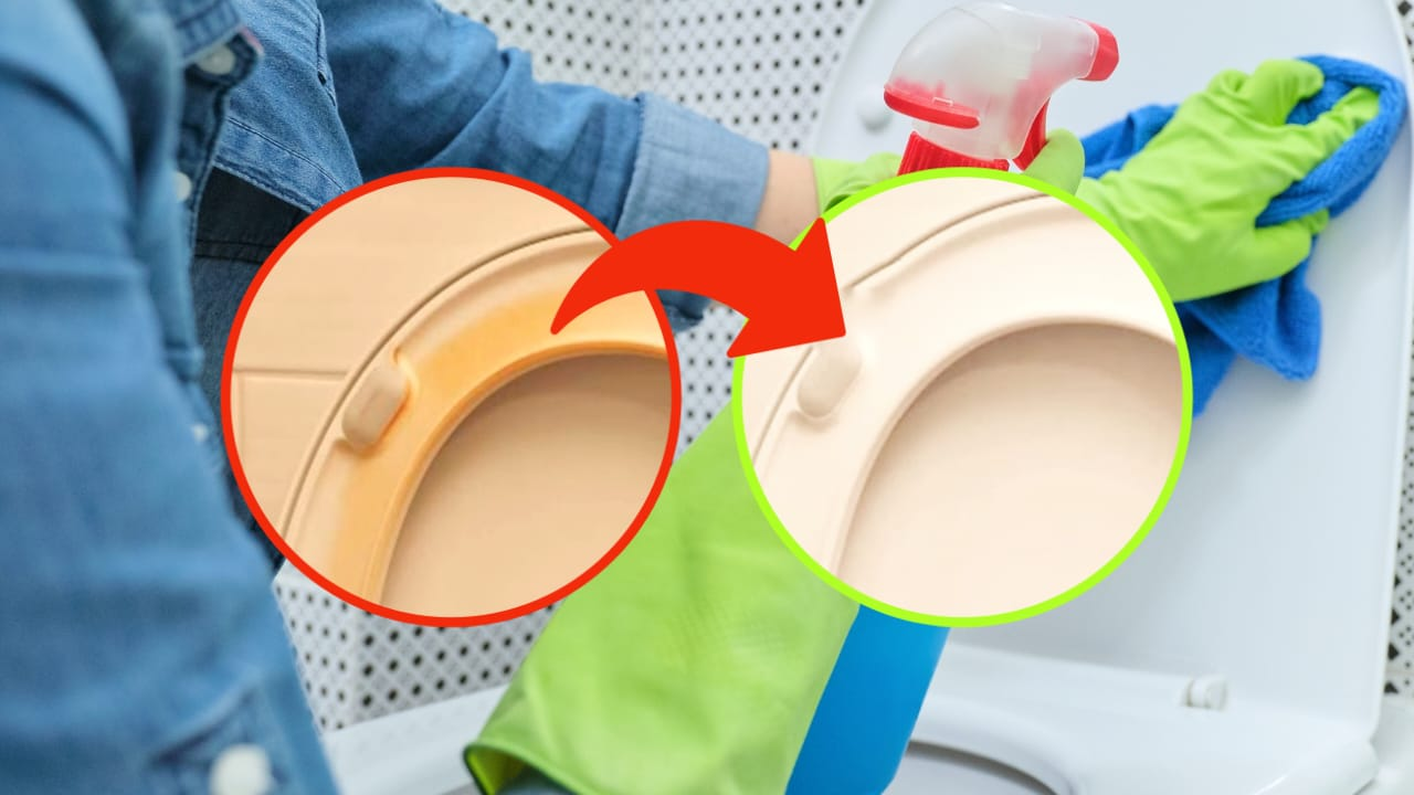 Asiento de WC, viejo y amarillento: aquí te mostramos cómo dejarlo blanco como antes