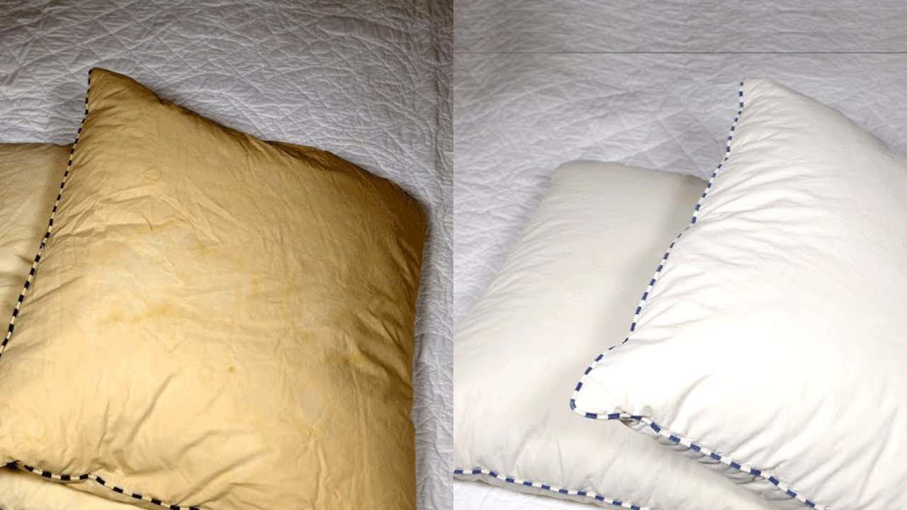 Cojines amarillentos, así es como limpiarlos en seco: parecerán recién comprados