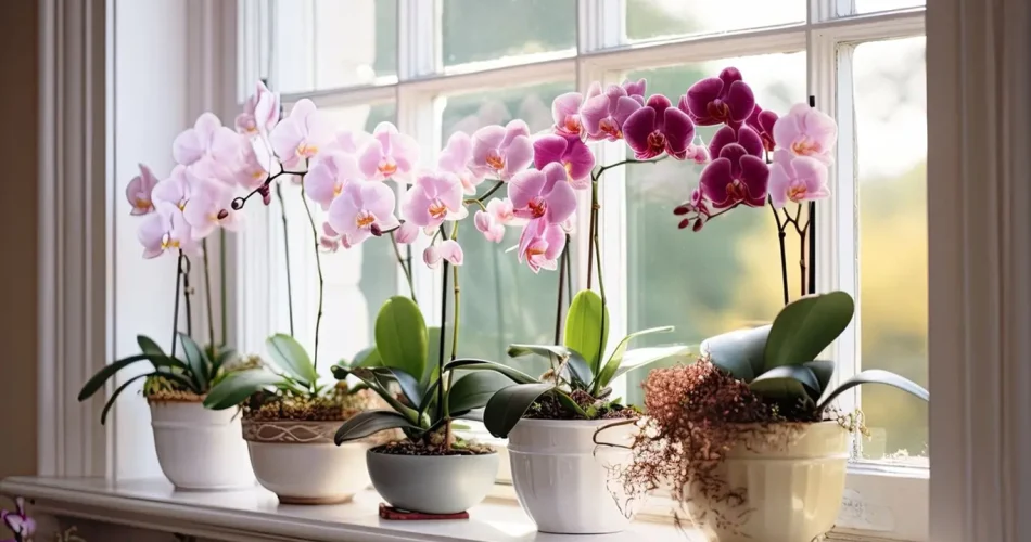 Deja que las orquídeas prosperen incluso en invierno. Colócalas en este lugar y prolongarás su vida