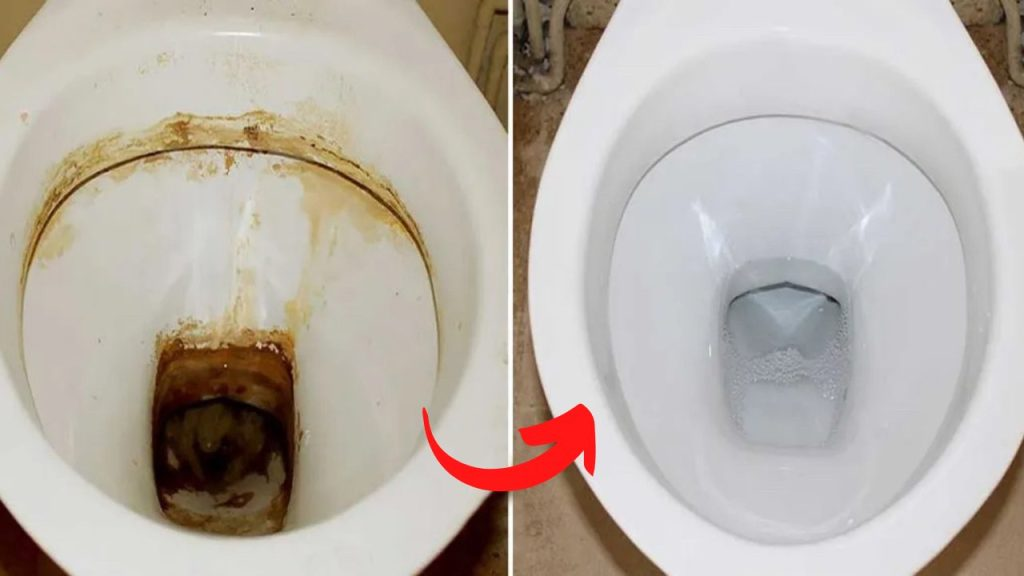 La caliza persistente en los inodoros desaparece gracias a este ingrediente