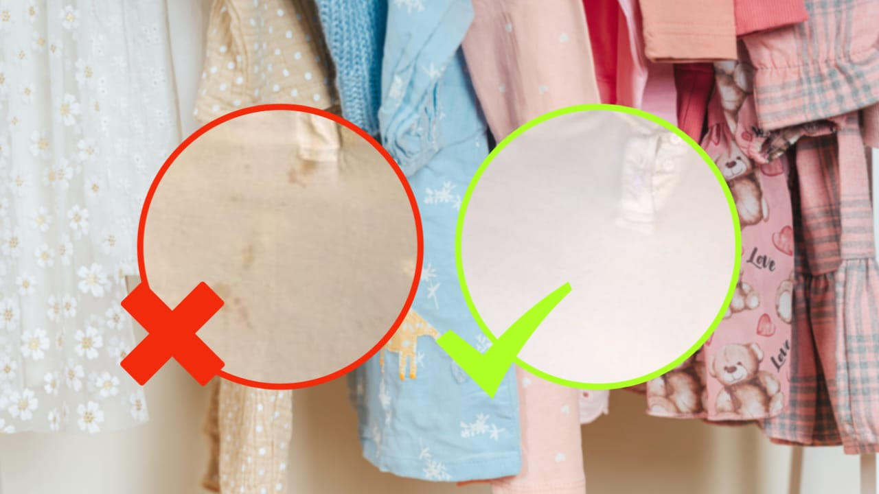 Manchas difíciles en la ropa, sin necesidad de lavadora: así podrás eliminarlas en un instante