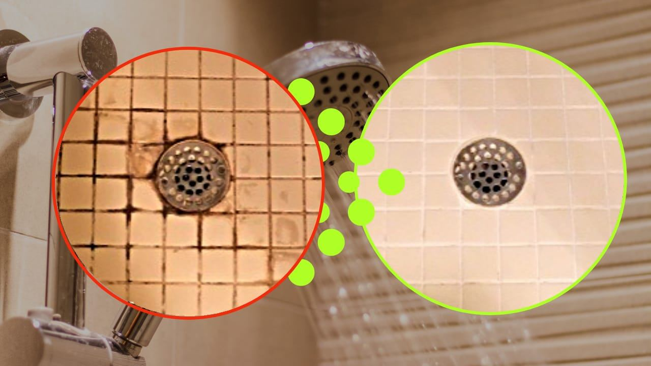 Plato de ducha mohoso, cómo solucionarlo: solo hay que verter esto