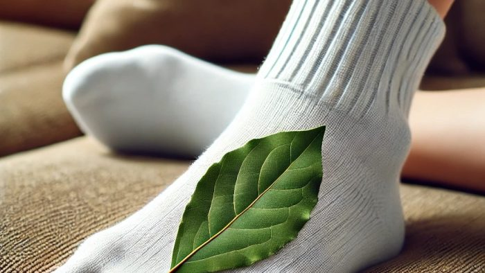 Si pones una hoja de laurel en tus pies, no tendrás que gastar más dinero