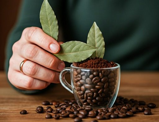 Solo usa hojas de laurel en el café molido y deja de gastar dinero en el mercado