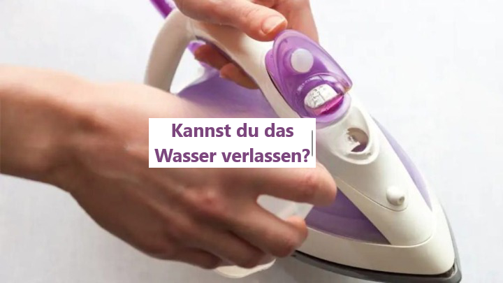 ¿Se puede dejar agua en la plancha? Por fin la respuesta definitiva