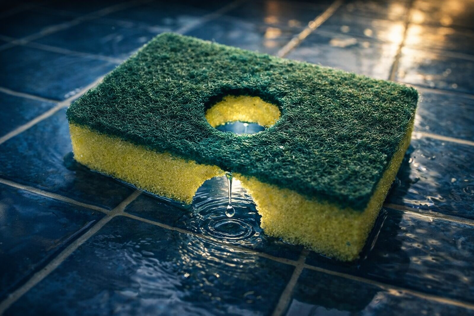 ¿Por qué hacer un agujero en la esponja de cocina? Un truco práctico poco conocido