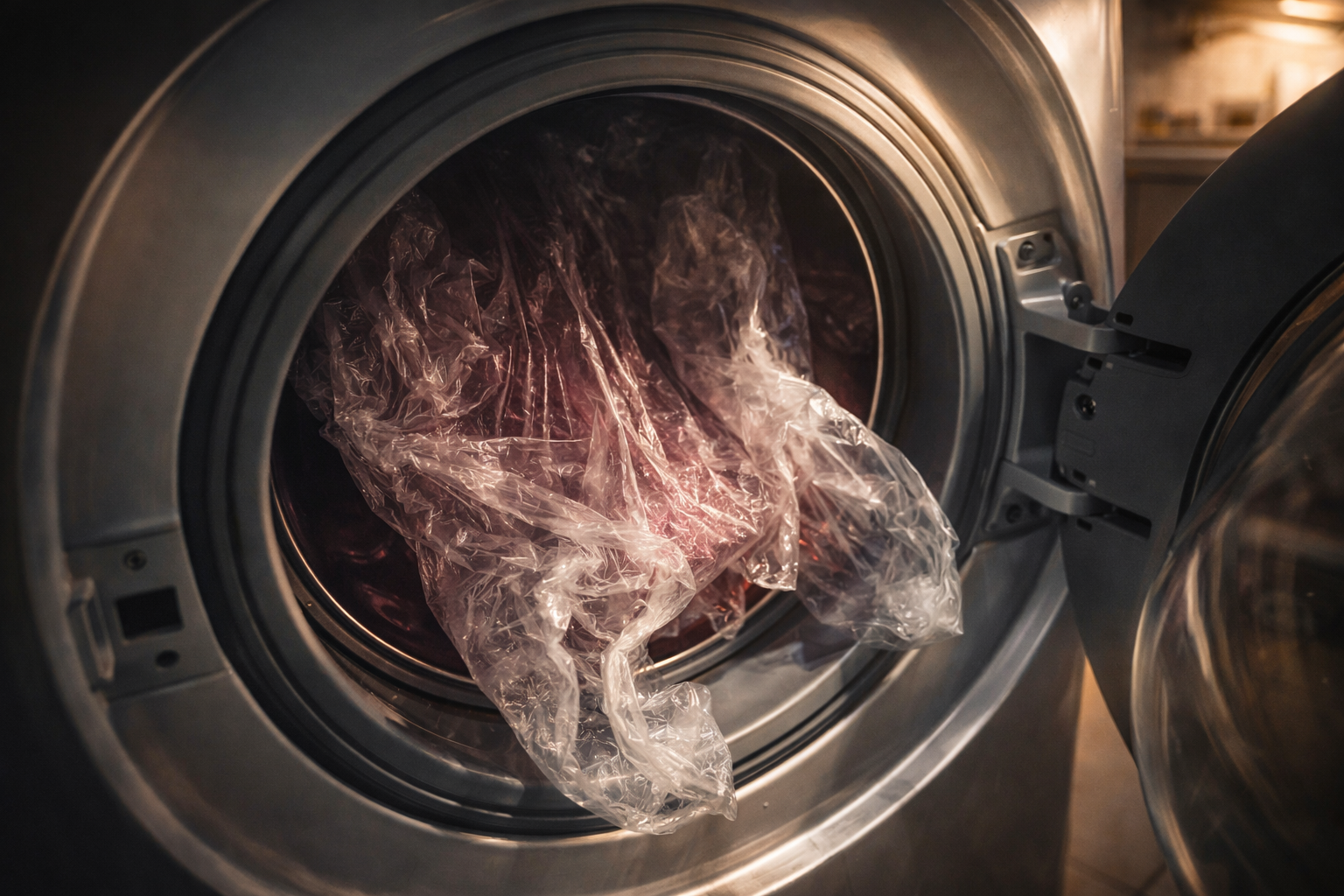 ¿Por qué poner una bolsa de plástico en la lavadora? El truco efectivo para una ropa impecable