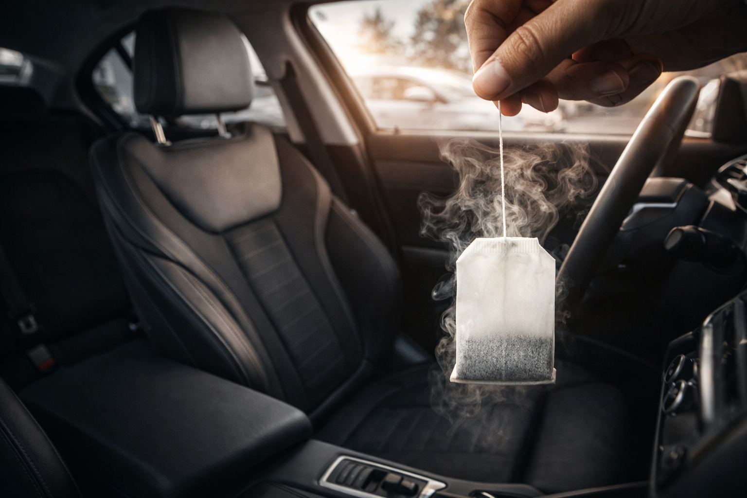 ¿Sacos de té en tu coche? El truco natural que lo mejora todo