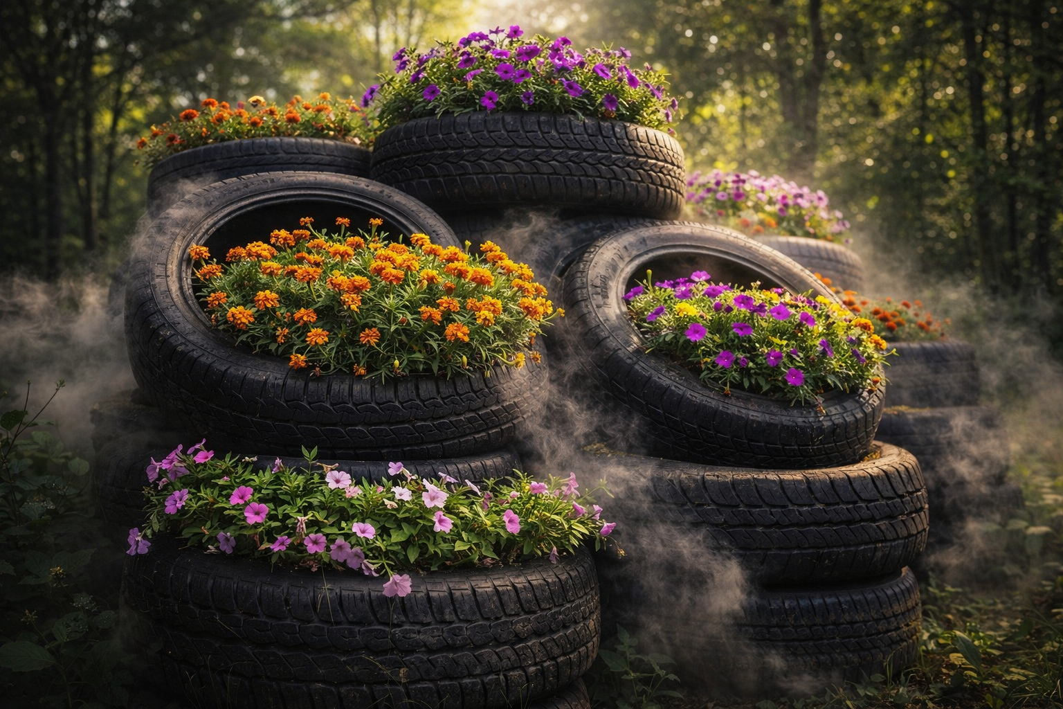 10 Ideas Creativas para Reutilizar Neumáticos Usados