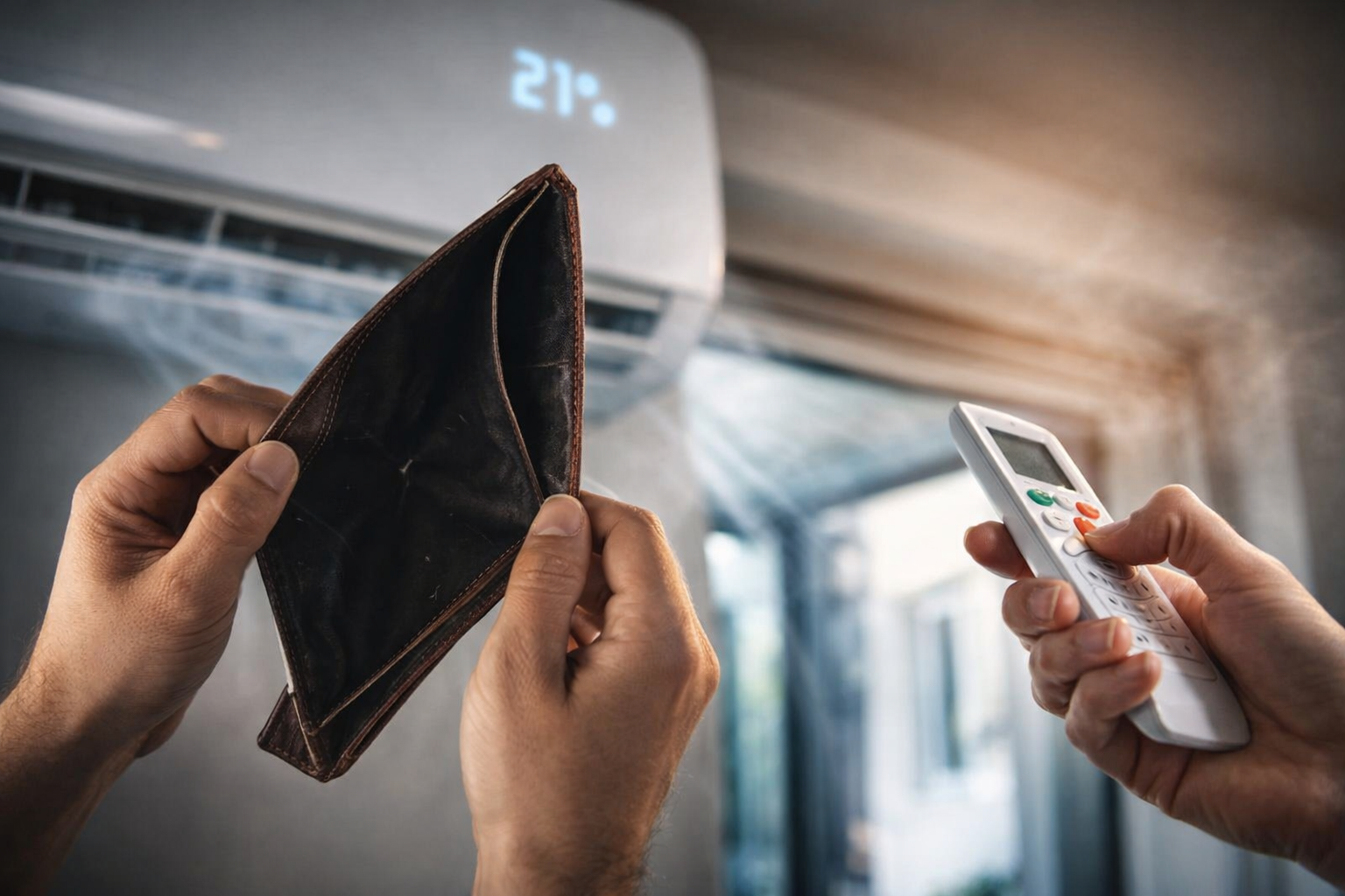 Aire acondicionado: apagarlo de esta manera también es un error porque consume mucho