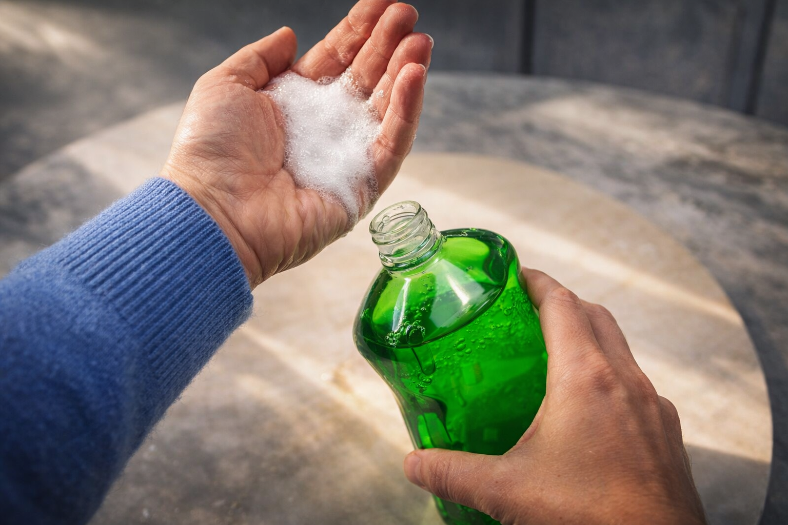 Añade Sal al Detergente Líquido: El Truco para Facilitar la Limpieza