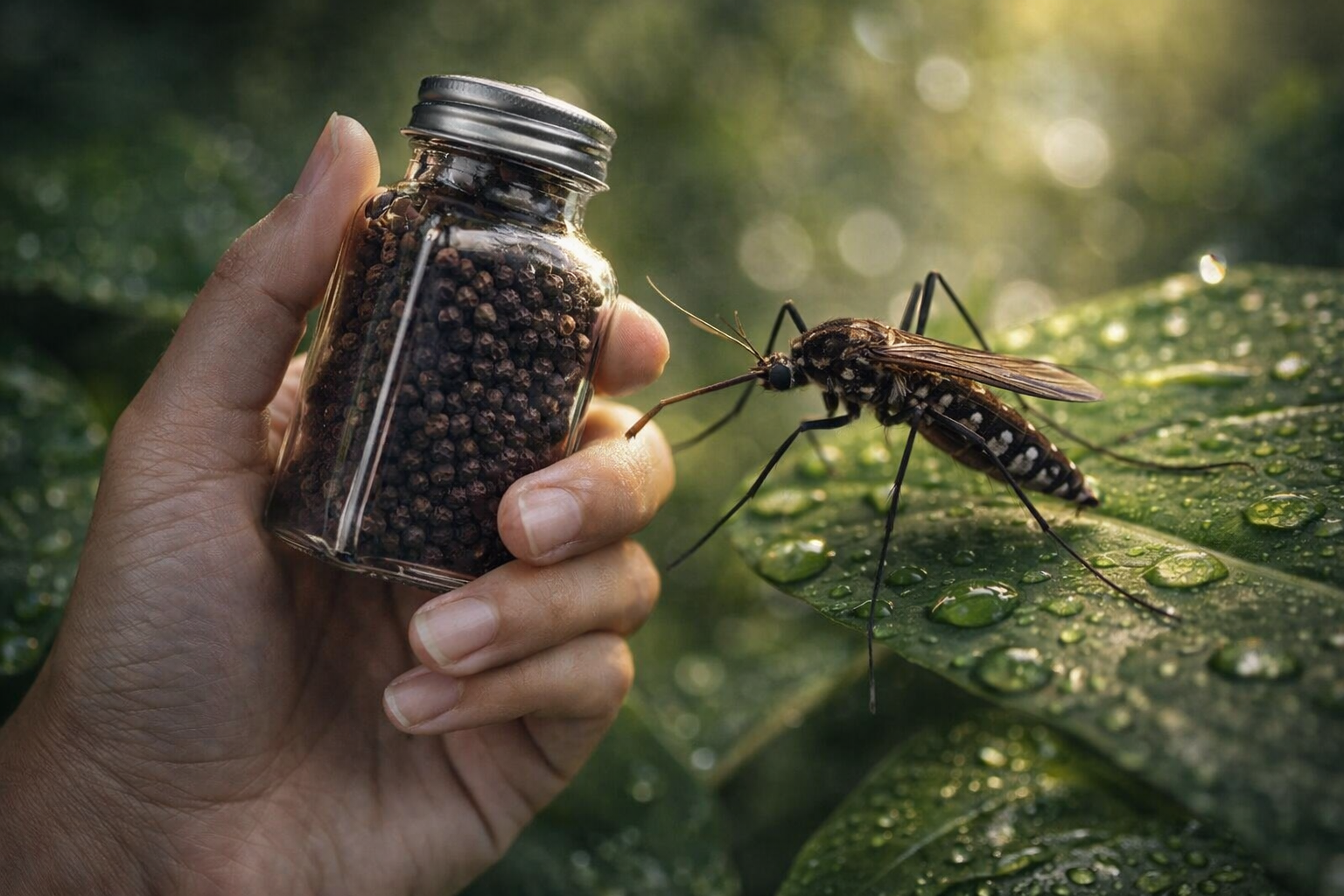 Así eliminé mosquitos y avispas del jardín en solo un minuto