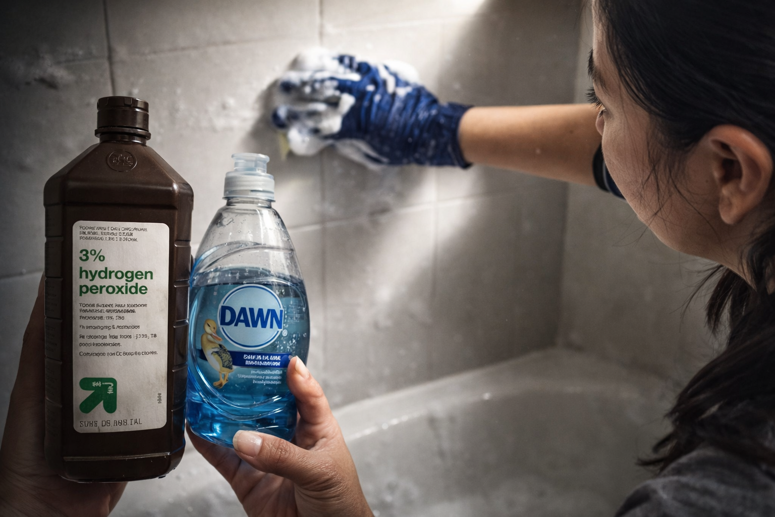 Baño blanco resplandeciente con solo 2 ingredientes – nunca estuvo tan limpio