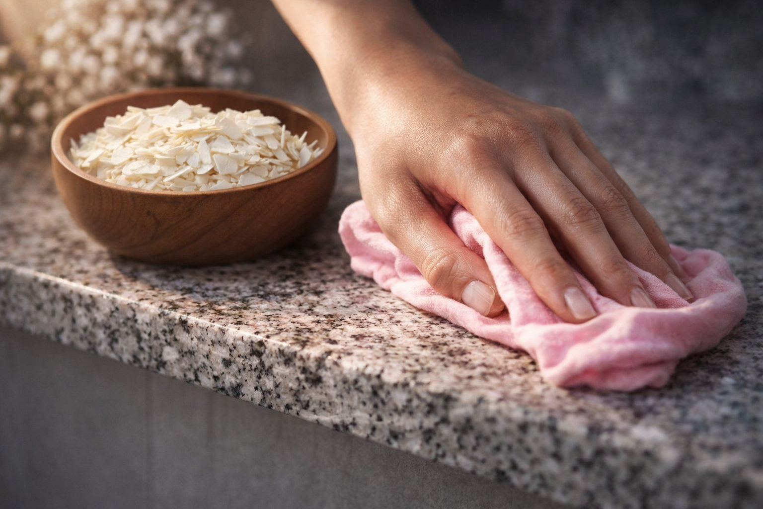 Barandillas de mármol en los balcones, el único elemento que les devuelve un aspecto renovado