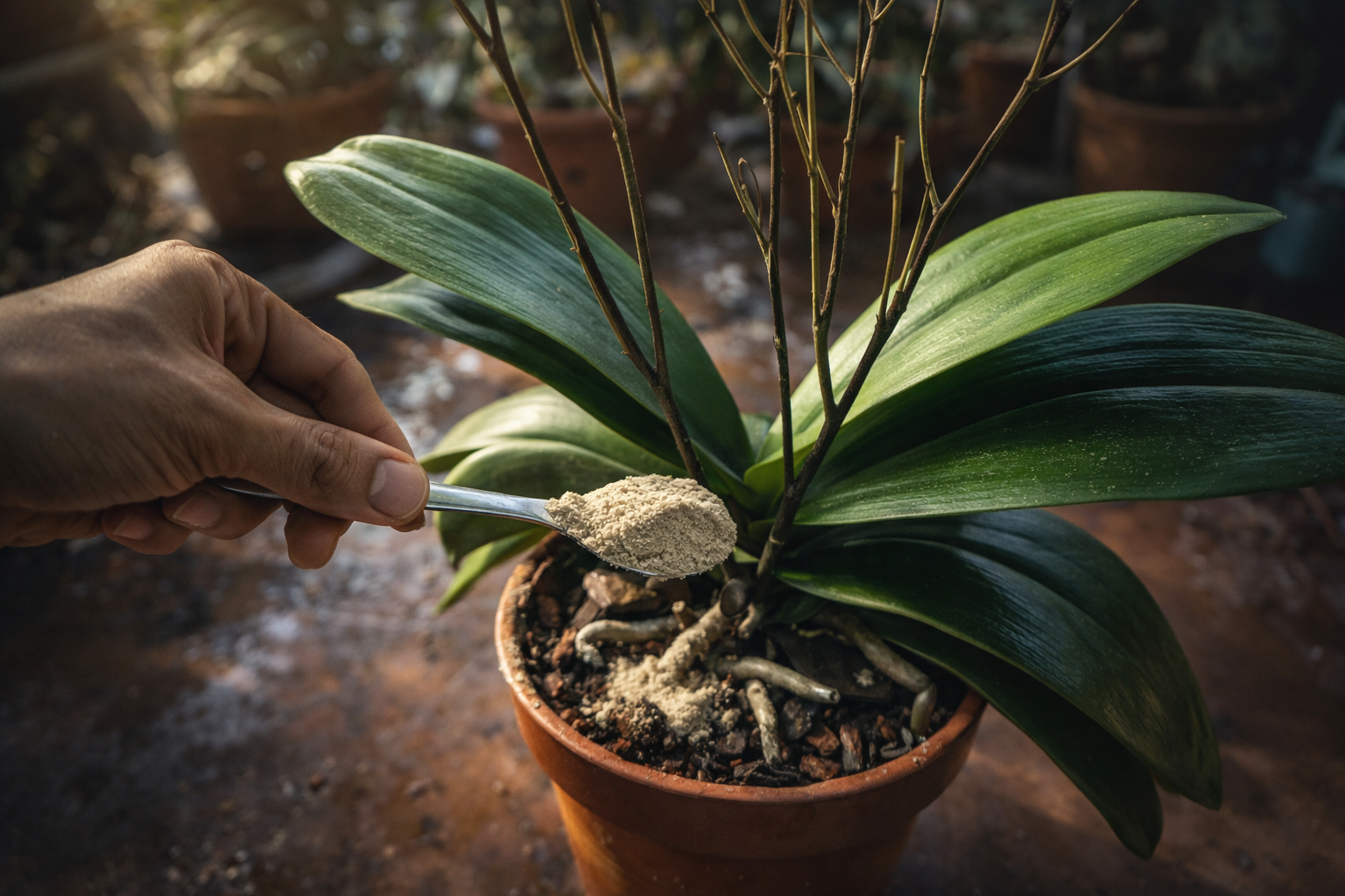 Cada planta solo necesita una cucharadita para florecer espléndidamente