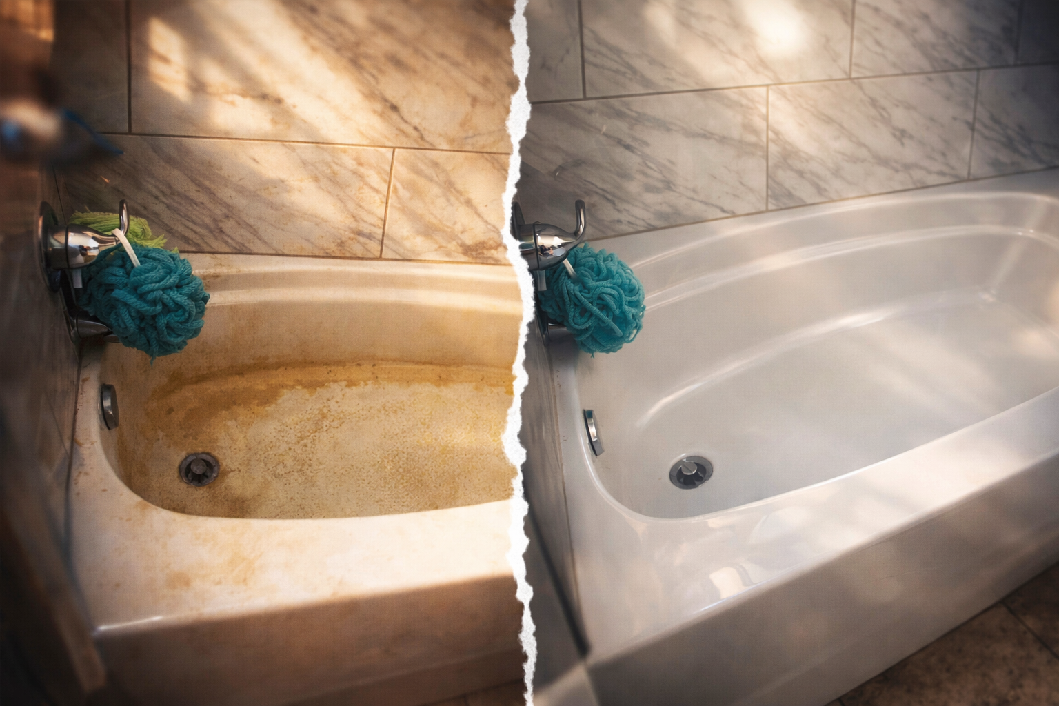 Caliza en la bañera: solo con este ingrediente de 2,50€ la dejarás reluciente