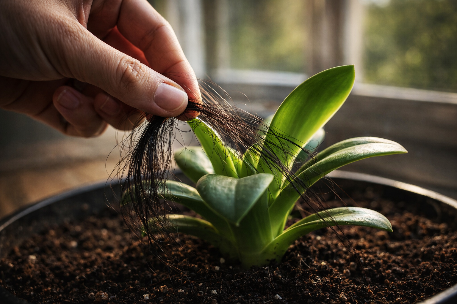 Cómo aprovechar el cabello para fertilizar tus plantas de forma natural