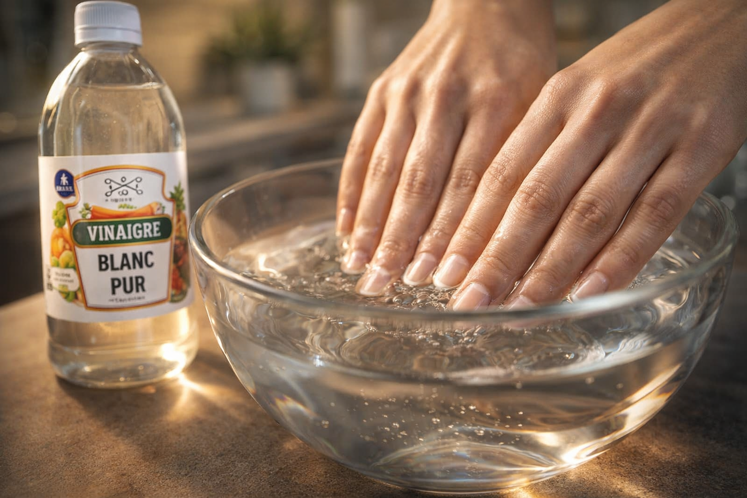 Cómo conseguir uñas bonitas de forma natural usando vinagre