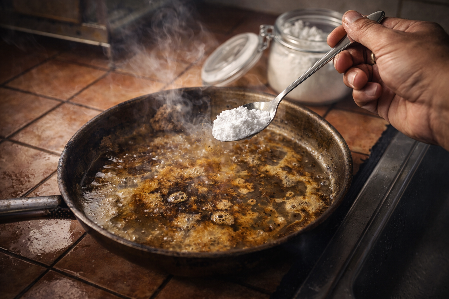 Cómo desincrustar una sartén quemada: el truco del chef que solo toma unos minutos