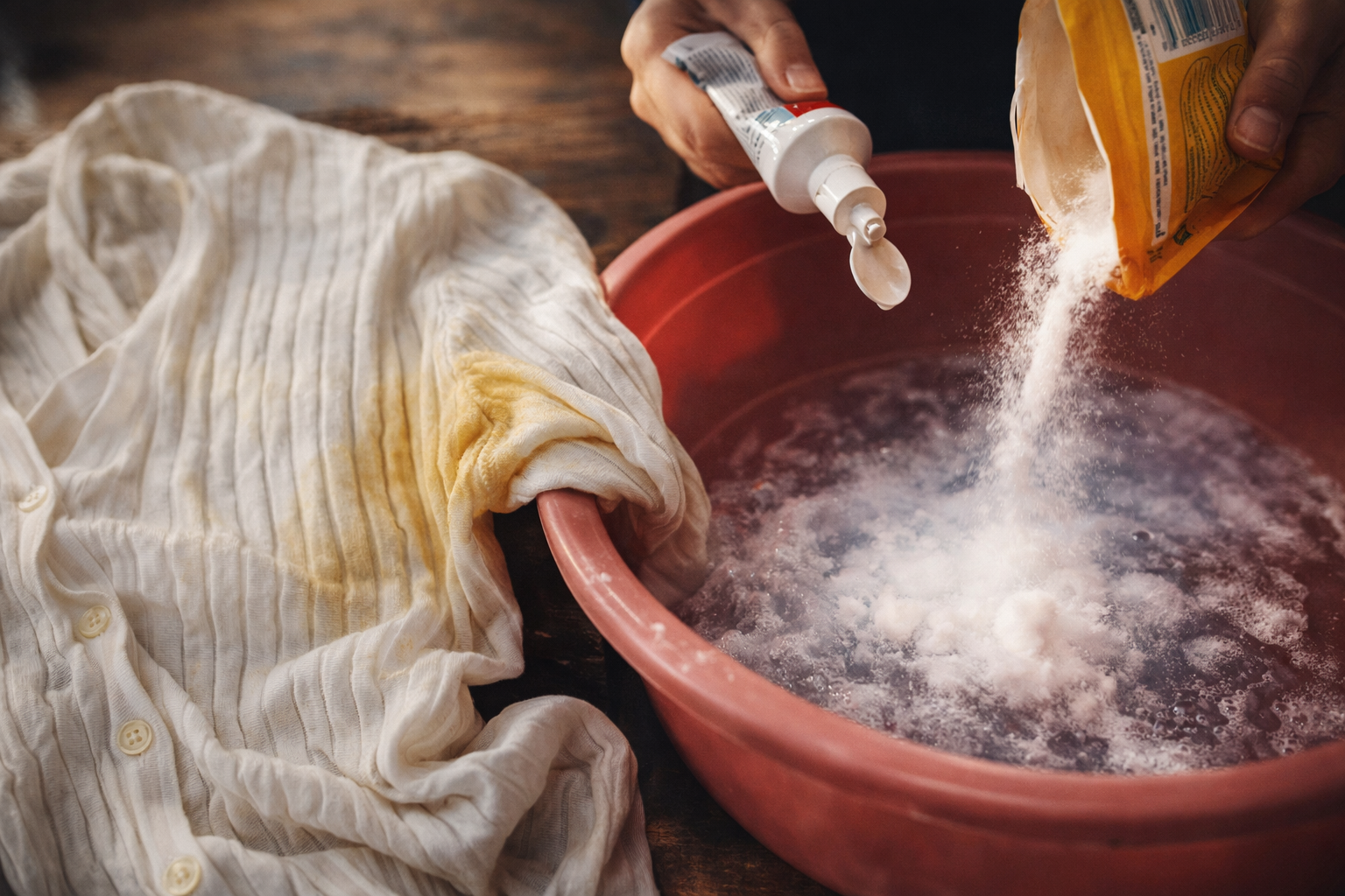 Cómo eliminar las manchas de sudor de tu ropa de forma efectiva