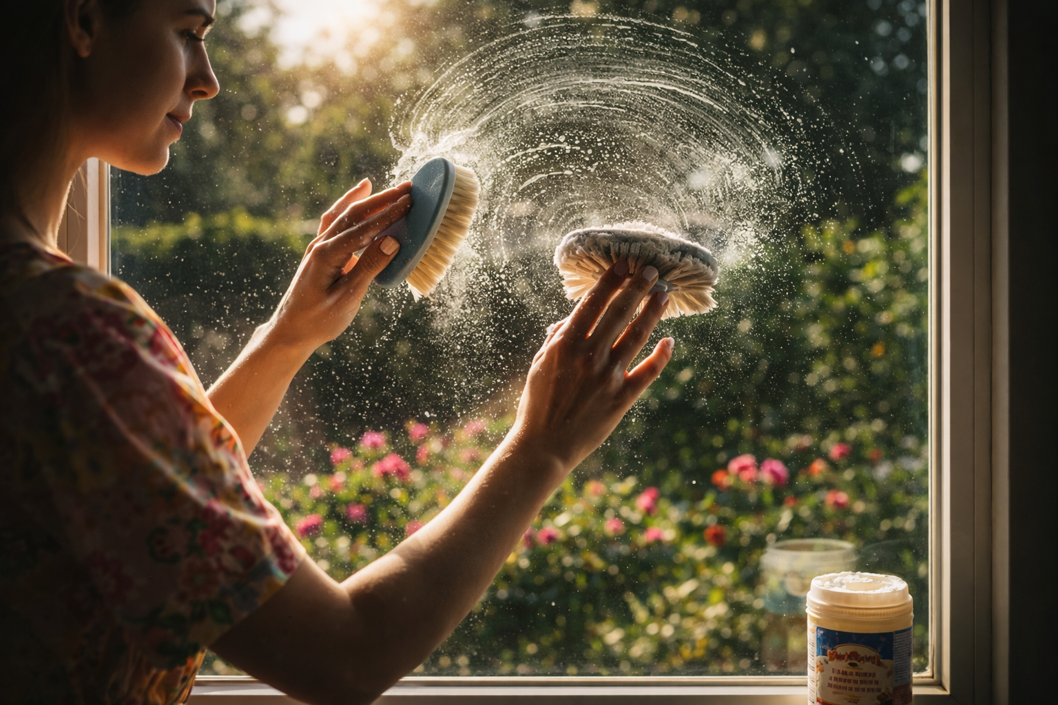 Cómo limpiar los cristales con talco de forma efectiva y sencilla