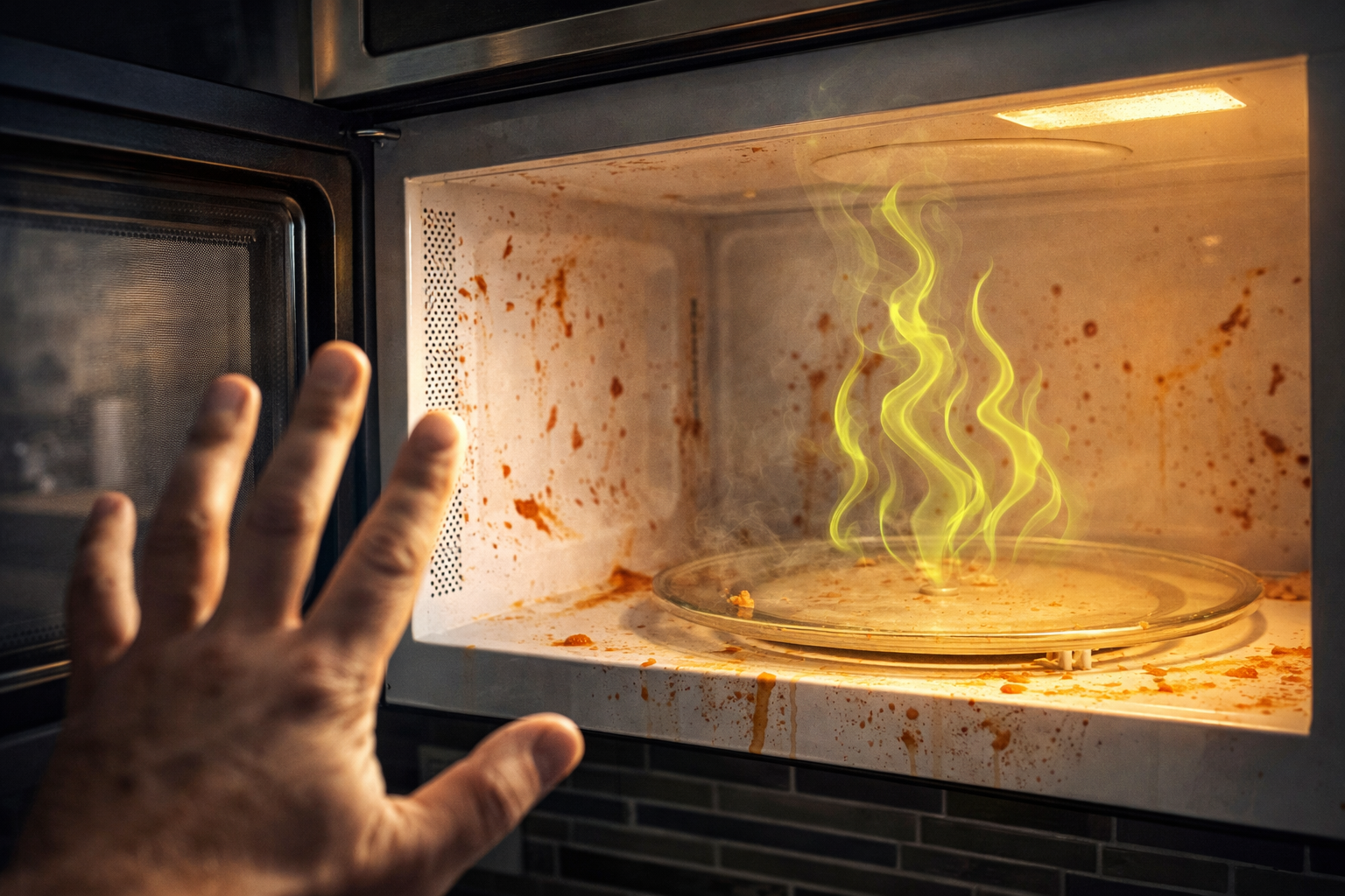 Cómo limpiar y eliminar de forma natural los olores del microondas