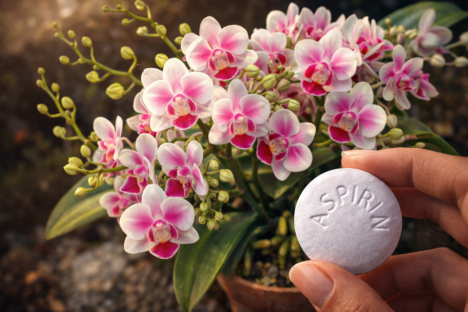 Con esta aspirina, tendrás una floración espectacular que durará años