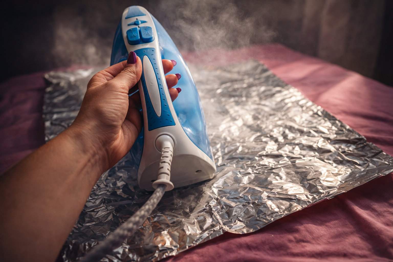 Consejo práctico con papel de aluminio para planchar más rápido que nunca