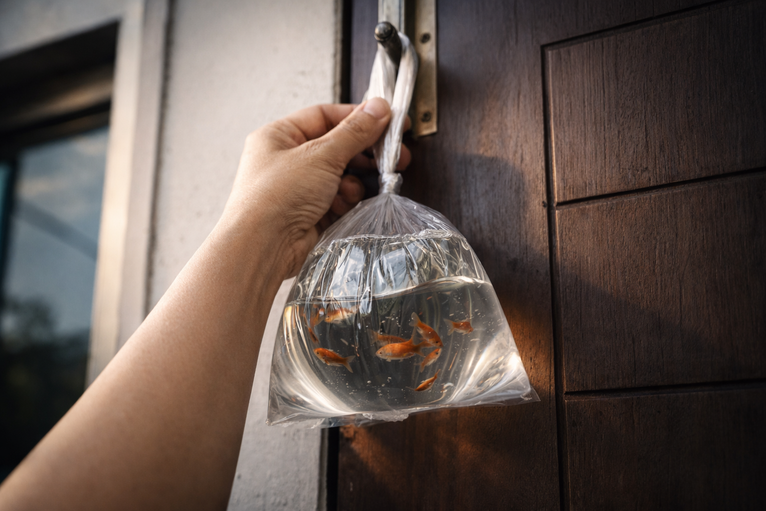 Cuelga una bolsa de agua en tu casa: un truco poco conocido que funciona
