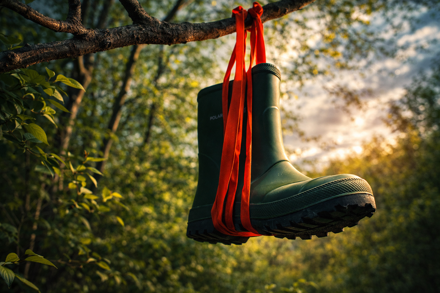 Cuelga una bota en el árbol y descubre qué pasa con tus plantas