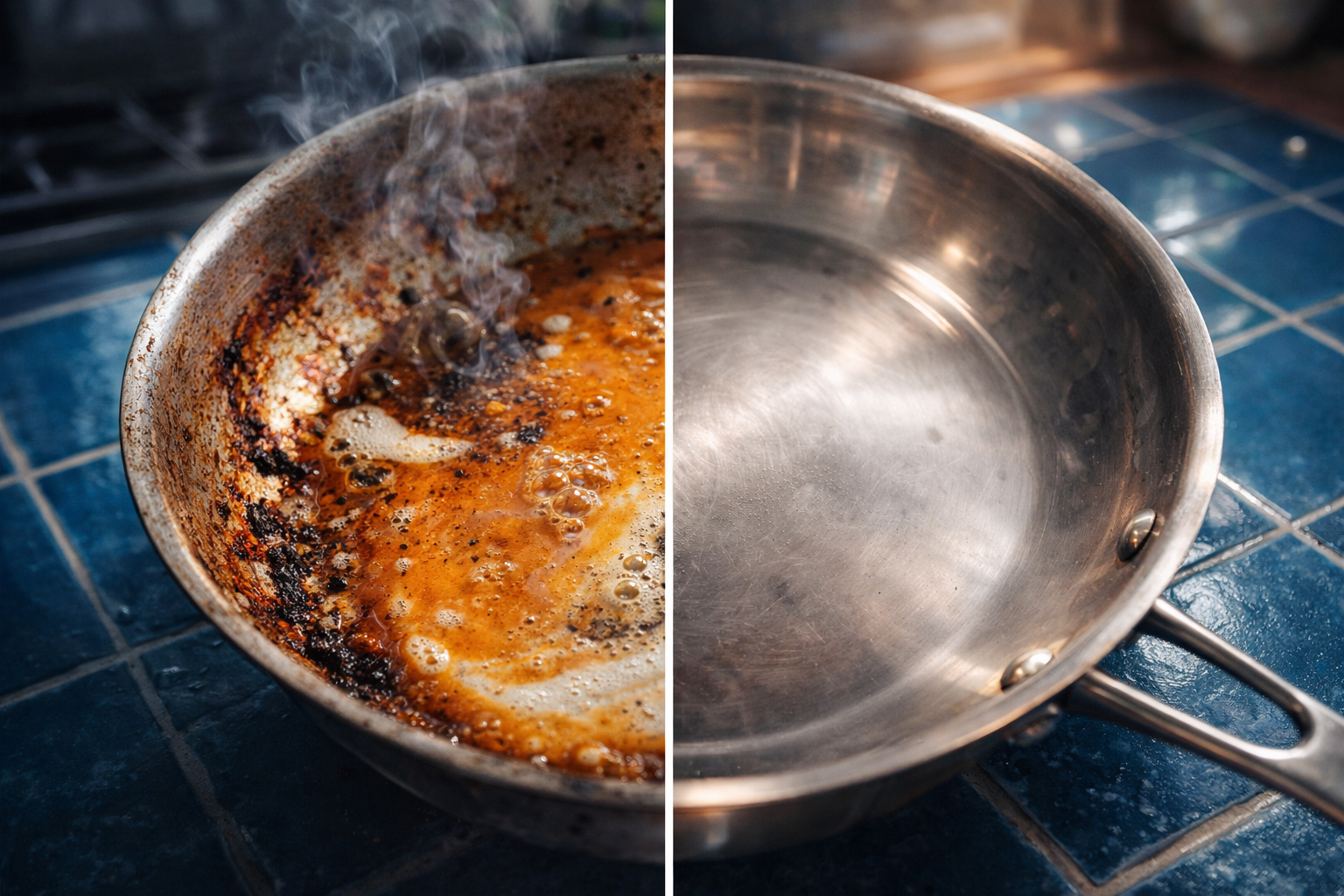 El ingrediente que elimina las manchas de las ollas y sartenes por solo 1 euro