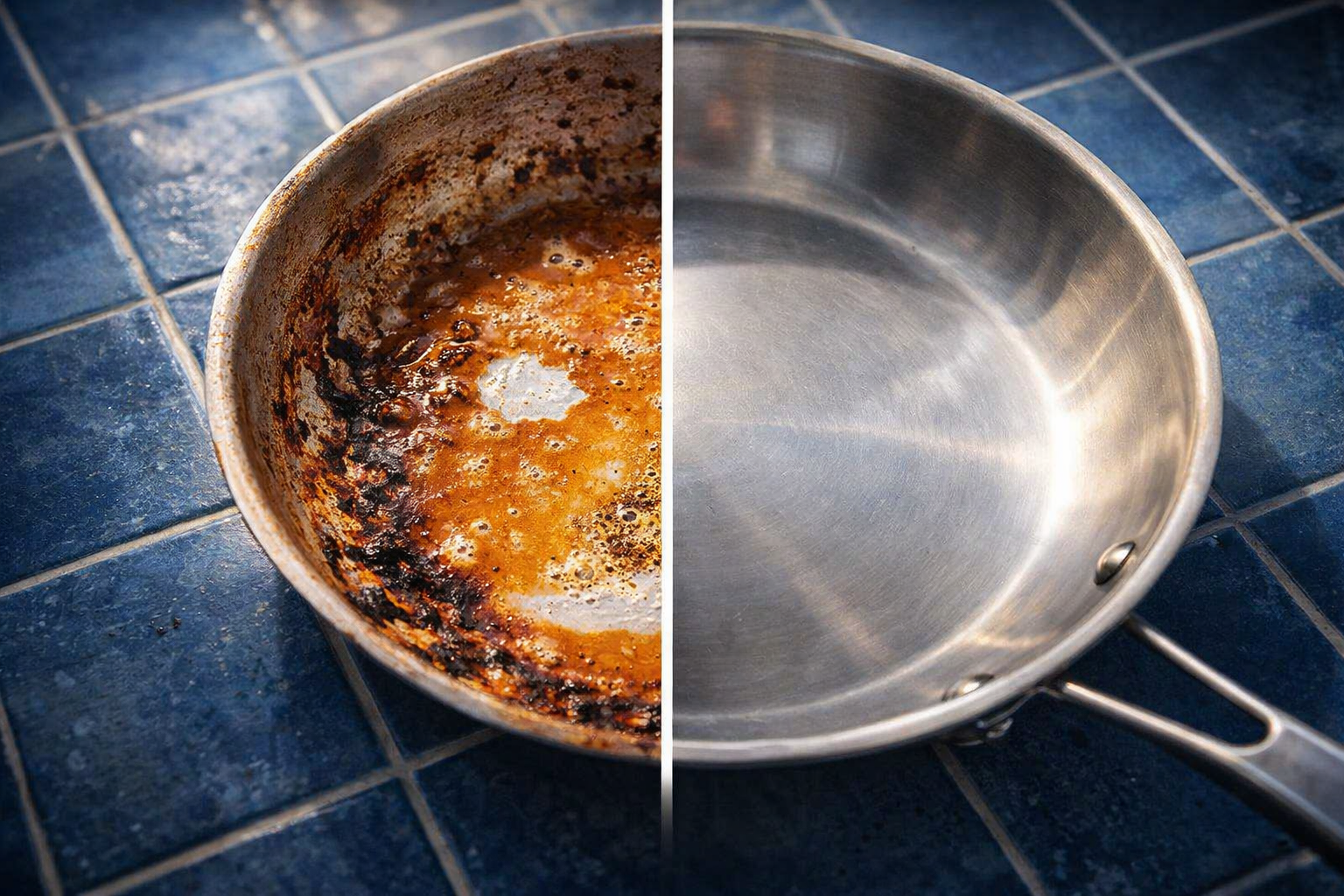 El ingrediente que elimina las manchas incrustadas de ollas y sartenes: cuesta 1 euro