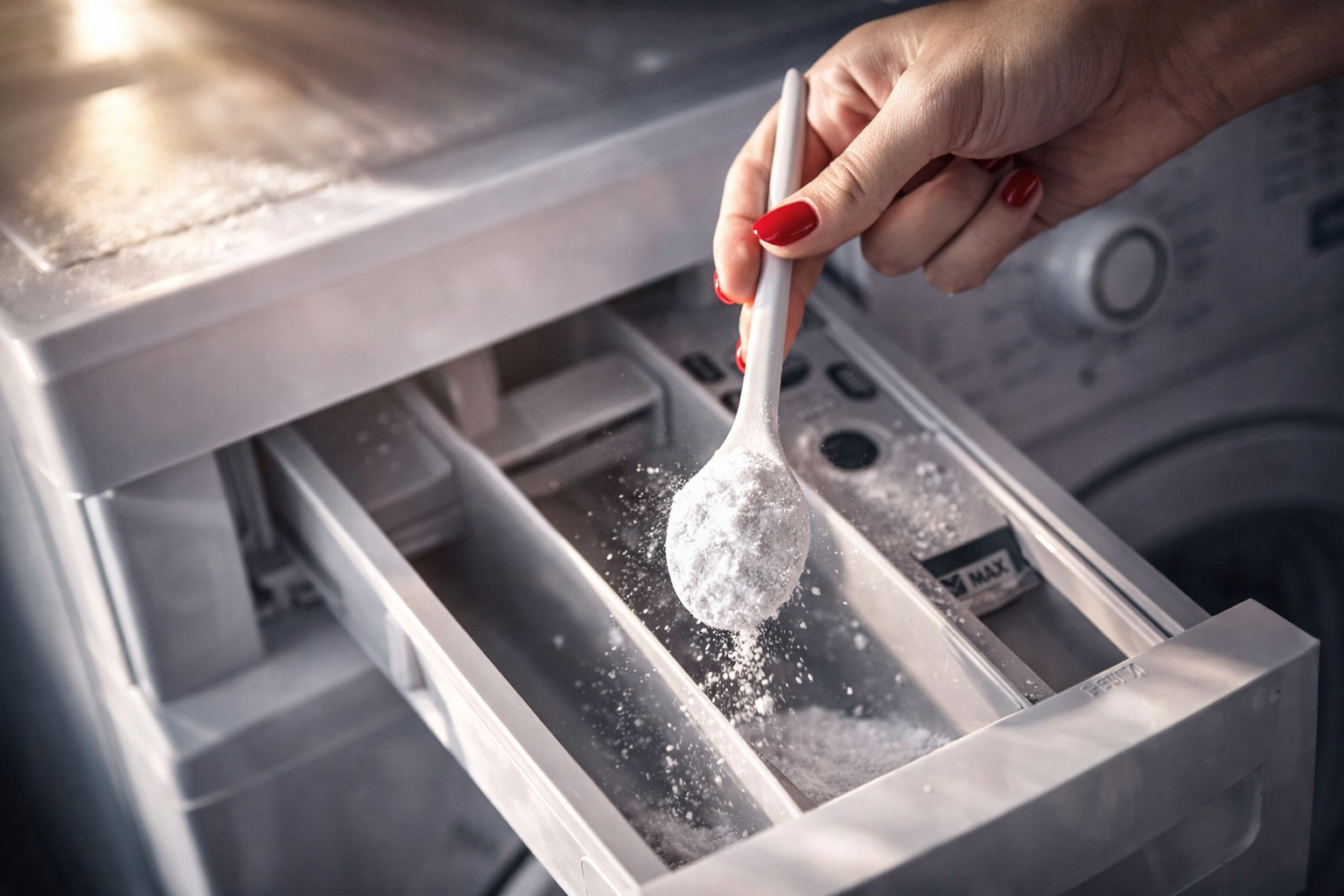 Elimina la cal de la lavadora con solo dos cucharadas de este ingrediente