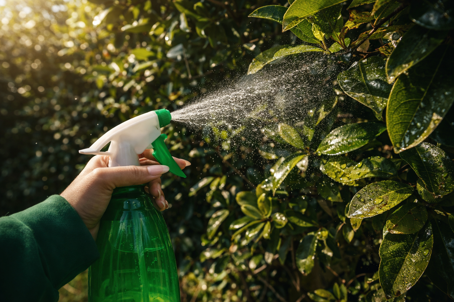 Elimina las plagas de las plantas en solo segundos con un simple spray.