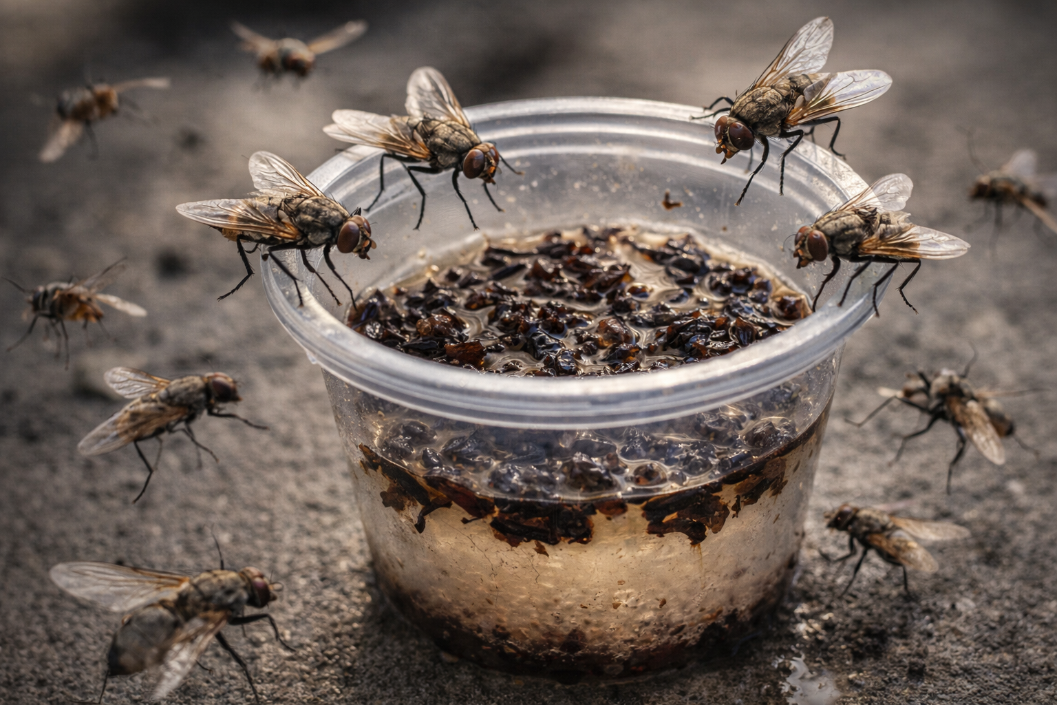 Elimina moscas, mosquitos y cucarachas en menos de 10 minutos.