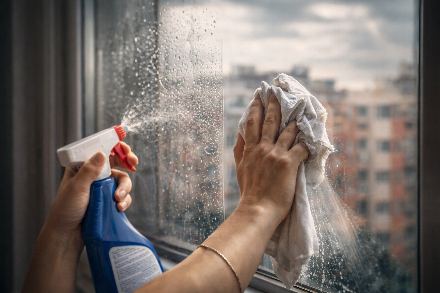 Esto mantendrá limpias y brillantes todas las ventanas de tu casa durante 3 semanas.