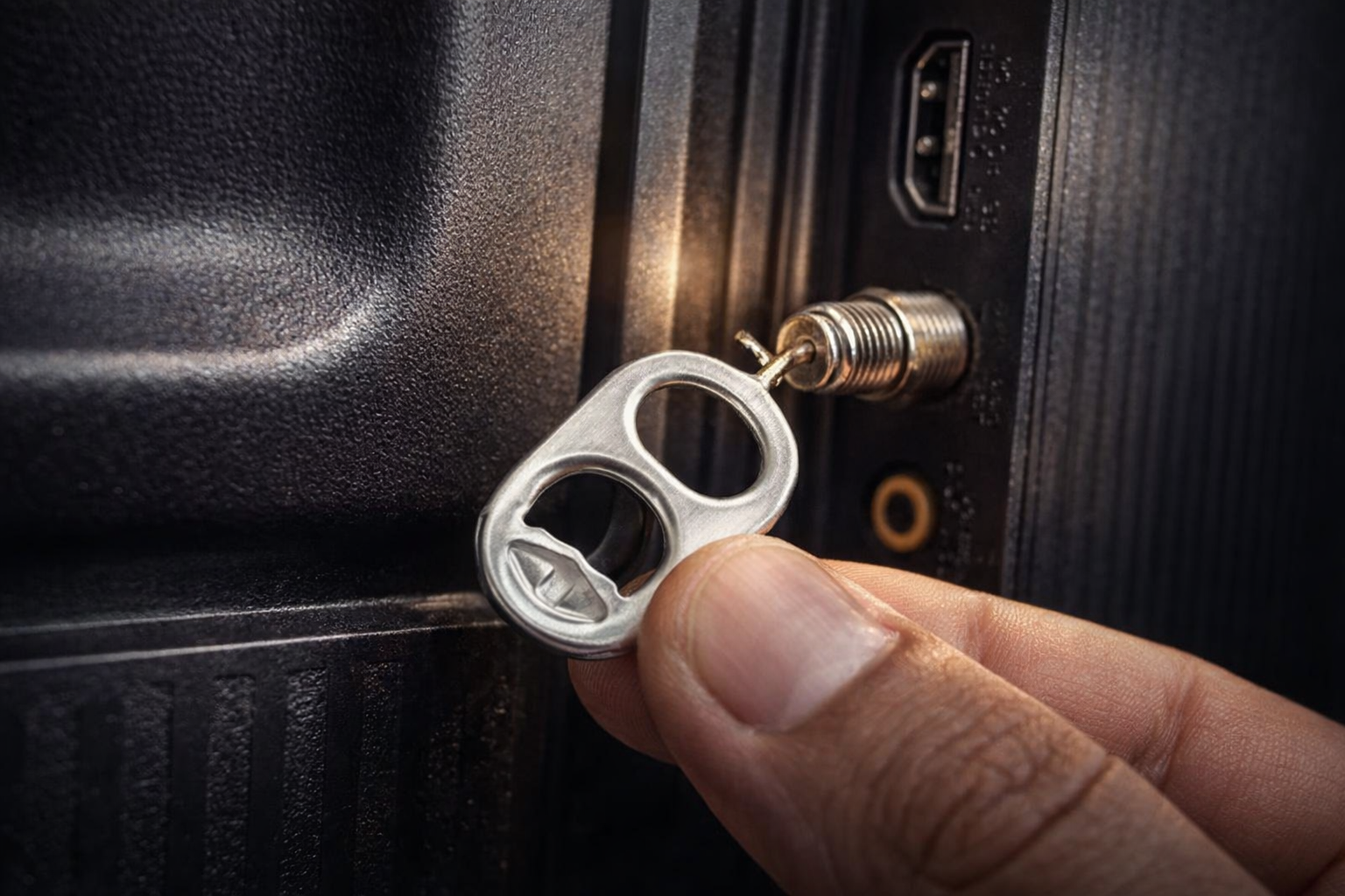 Introduce la lengüeta de una lata en el televisor: así ahorran dinero las personas inteligentes