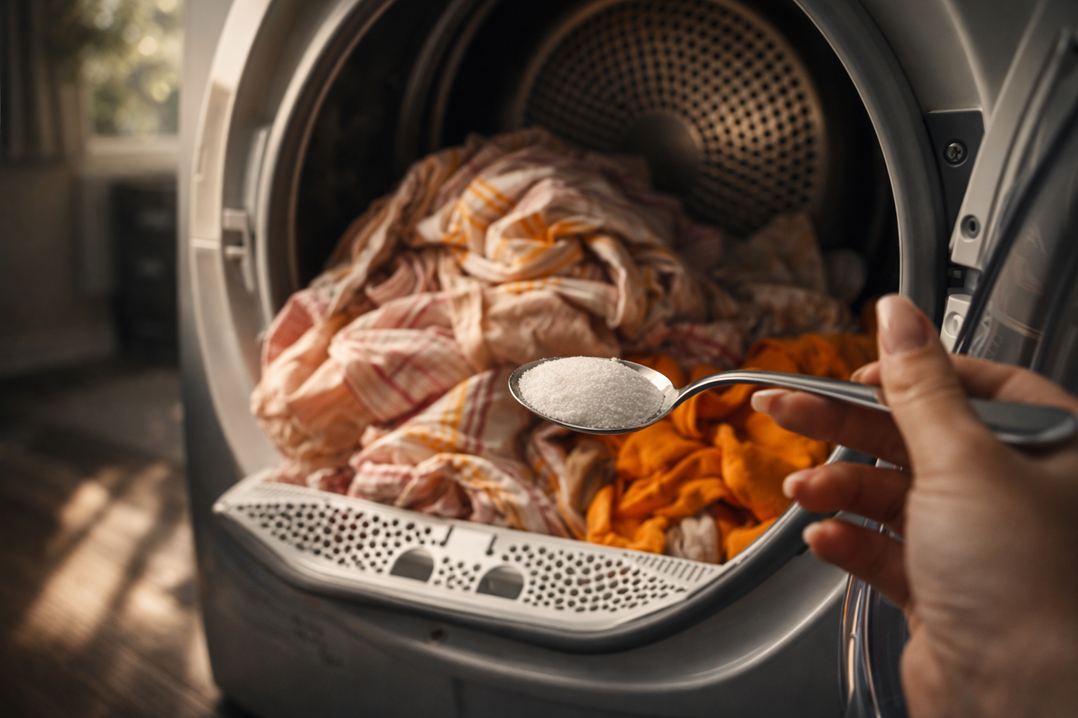 La ropa queda impecablemente blanca con solo una cucharada de este ingrediente en la lavadora