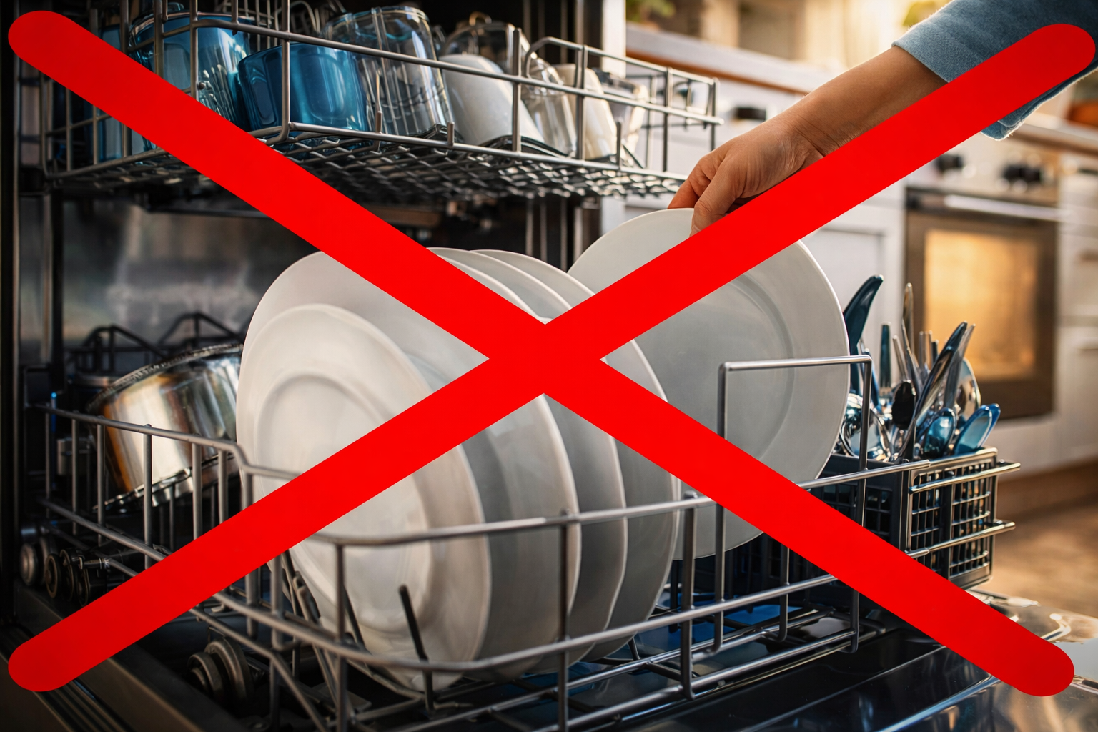 Lavavajillas: 15 objetos que nunca debes meter ahí