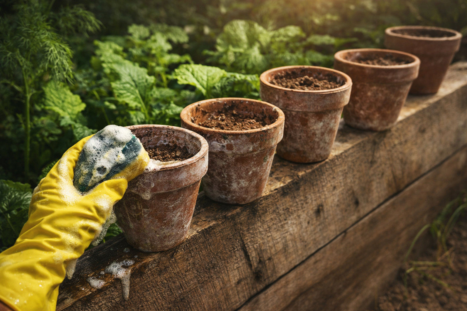Macetas de barro: cómo limpiarlas para dejarlas como nuevas con solo rociar esto