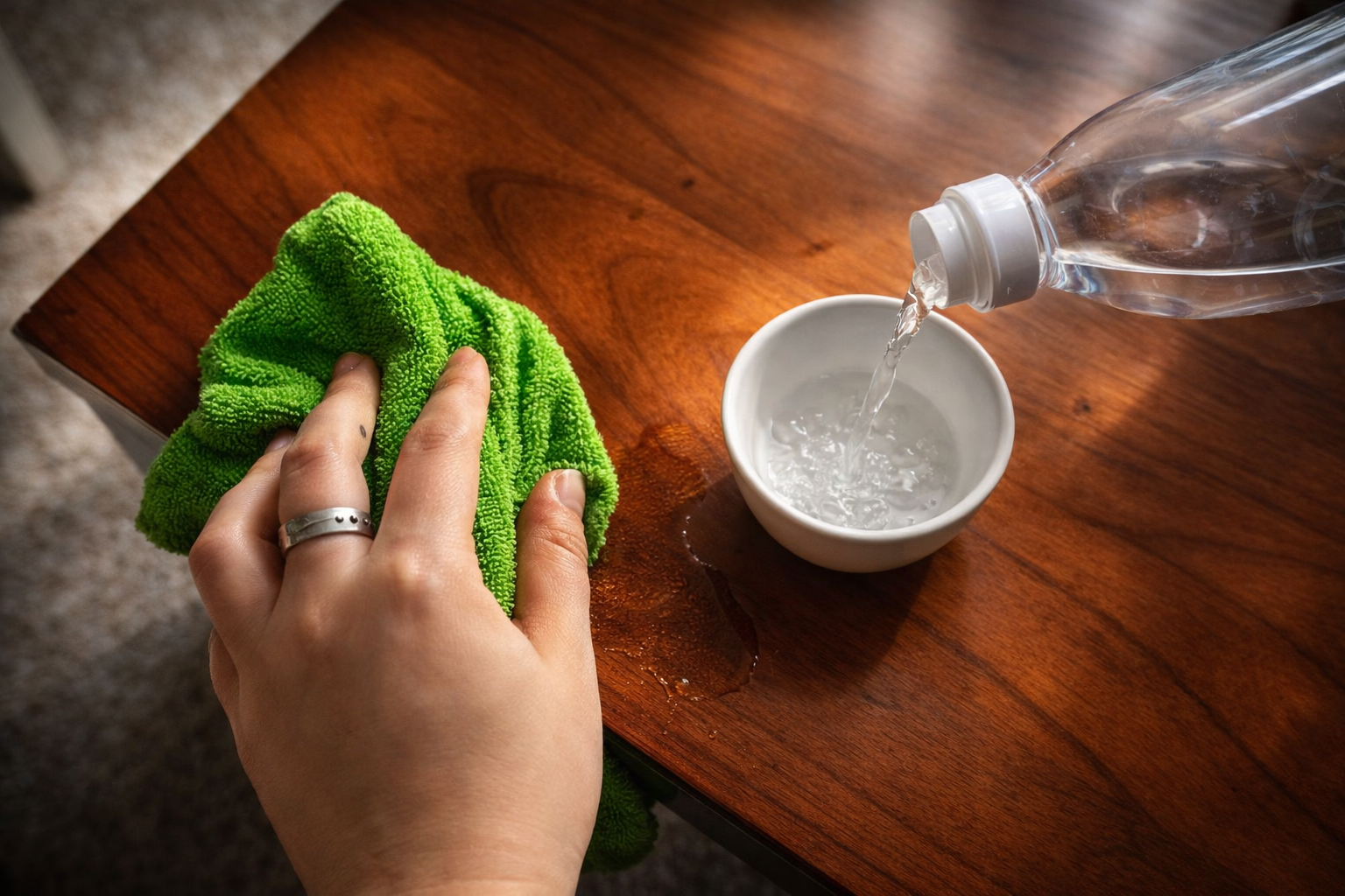 Madera opaca y vieja, el poderoso remedio natural para pulirla al instante